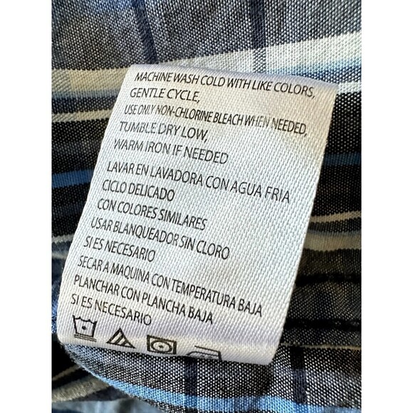 Original Weatherproof Vintage Flannel Long Sleeve Shirt Men's Size L Button up - Picture 7 of 16